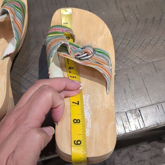 Y2K Skechers Canvas Clog Sandals Something Else Sz 7 - Picture 10 of 10